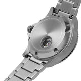 Emporio Armani Diver Automatic Green Dial Silver Steel Strap Watch For Men - AR60061