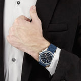 Emporio Armani Sigma Chronograph Blue Dial Blue Silicone Strap Watch for Men - AR6068