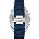 Emporio Armani Sigma Chronograph Blue Dial Blue Silicone Strap Watch for Men - AR6068