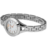 Emporio Armani Chiara Mother of Pearl Dial Silver Steel Strap Watch for Women - AR7425