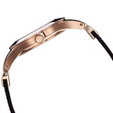 Emporio Armani Chiara Silver Dial Brown Leather Strap Watch for Women - AR7431