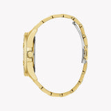 Guess Sol Chronograph Gold Dial Gold Steel Strap Watch For Women - GW0483L2