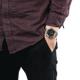 Tag Heuer Aquaracer Chronograph Black Dial Silver Steel Strap Watch for Men - CAY1110.BA0927