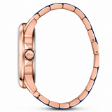 Lacoste Capbreton Blue Dial Two Tone Steel Strap Watch for Women - 2010963