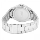 Hugo Boss Governer Black Dial Silver Steel Strap Watch for Men - 1513488