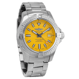 Breitling Avenger Automatic 45mm Seawolf Yellow Dial Silver Steel Strap Strap Watch for Men - A17319101/1A1