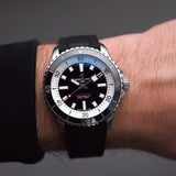 Breitling Superocean Automatic 42 Black Dial Black Rubber Strap Watch for Men - A17375211B1S1