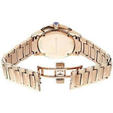 Burberry The Classic Rose Gold Dial Rose Gold Steel Strap Watch for Men - BU10013