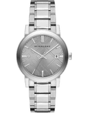 Burberry The City Silver Dial Silver Steel Strap Watch for Women - BU9035