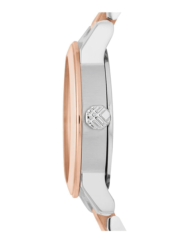 Burberry The City Silver Dial Two Tone Steel Strap Watch for Women - BU9214