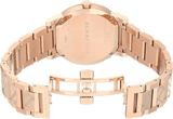 Burberry The City Rose Gold Dial Rose Gold Steel Strap Watch for Women - BU9039