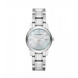 Burberry The City Diamonds Silver Dial Silver Steel Strap Watch for Women - BU9125