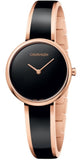 Calvin Klein Seduce Black Dial Two Tone Steel Strap Watch for Women - K4E2N611