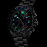 Tag Heuer Formula 1 Gulf Chronograph Blue Dial Silver Steel Strap Watch for Men - CAZ101AT.BA0842