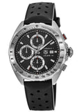 Tag Heuer Formula 1 Calibre 16 Black Dial Black Leather Strap Watch for Men - CAZ2010.FT8024