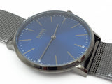 Hugo Boss Horizon Blue Dial Black Mesh Bracelet Watch for Men - 1513734