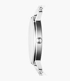 Emporio Armani Kappa Quartz Grey Dial Silver Mesh Bracelet Watch For Men - AR11068