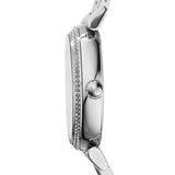Michael Kors Catlin Silver Dial Silver Steel Strap Watch for Women - MK3355