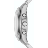 Marc Jacobs Peeker Chronograph Silver Dial Silver Steel Strap Watch for Women - MBM3371