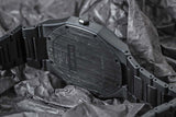 D1 Milano Ultra Thin Two Tone Black Steel Strap Watch for Men - D1-UTBJ31