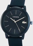 Lacoste 12.12 Move Blue Dial Blue Silicon Strap Watch for Men - 2011241