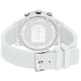 Lacoste 12.12 Chronograph White Dial White Silicon Strap Watch for Men - 2010974