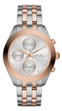 Marc Jacobs Peeker Chronograph Silver Two Tone Steel Strap Watch for Women - MBM3369