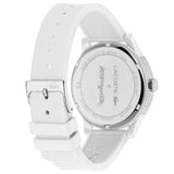 Lacoste Jeremyville White Dial White Silicone Strap Watch for Men - 2011072
