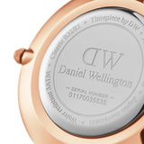 Daniel Wellington Petite St Mawes White Dial Brown Leather Strap Watch For Women - DW00100175