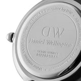 Daniel Wellington Petite Ashfield Black Dial Black Mesh Strap Watch For Women - DW00100308