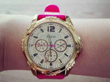 Guess Intrepid White Dial Two Tone Silicon Strap Watch For Women - W0325L3