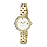 Marc Jacobs Courtney White Dial Gold Steel Strap Watch for Women - MJ3457