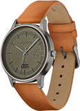 Lacoste Madrid Green Dial Brown Leather Strap Watch for Men - 2011035