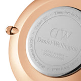 Daniel Wellington Petite Melrose White Dial Rose Gold Mesh Strap Watch For Women - DW00100305