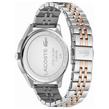 Lacoste Vienna Blue Dial Two Tone Steel Strap Watch for Men - 2011048