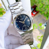 Tissot PRX Powermatic 80 Blue Dial Silver Steel Strap Watch for Men - T137.207.11.041.00