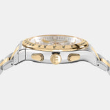 Salvatore Ferragamo 1927 Chrono Silver Dial Two Tone Steel Strap Watch for Men - SFKZ00523
