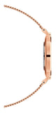Daniel Wellington Petite Melrose White Dial Rose Gold Mesh Strap Watch For Women - DW00100305