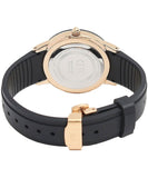 Daniel Wellington Iconic Motion Black Dial Rubber Strap Watch For Women - DW00100426