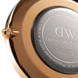 Daniel Wellington Classic Cornwall White Dial Black Nylon Strap Watch For Women - DW00100259