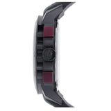 Maserati Ingegno Chronograph Black Dial Black Leather Strap Watch For Men - R8871619003