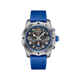 Breitling Endurance Pro Ironman World Championship Grey Dial Blue Rubber Strap Watch for Men - E823103A1M1S1