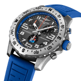 Breitling Endurance Pro Ironman World Championship Grey Dial Blue Rubber Strap Watch for Men - E823103A1M1S1