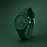 Lacoste 12.12 Chronograph Green Dial Green Silicon Strap Watch for Men - 2011245
