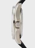 Philipp Plein High-Conic Automatic Silver Dial Black Silicone Strap Watch For Men- PWRAA0123