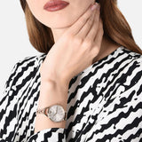 Emporio Armani Aurora Rose Gold Dial Rose Gold Steel Strap Watch for Women - AR11055