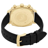 Emporio Armani Ruggero Chronograph Black Dial Black Leather Strap Watch for Men - AR11690