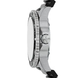 Emporio Armani World Explorer Solar Black Dial Black Silicone Strap Watch for Men - AR11788
