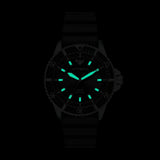 Emporio Armani World Explorer Solar Black Dial Black Silicone Strap Watch for Men - AR11788