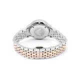 Emporio Armani Gianni Silver Dial Two Tone Steel Strap Watch for Women - AR1603